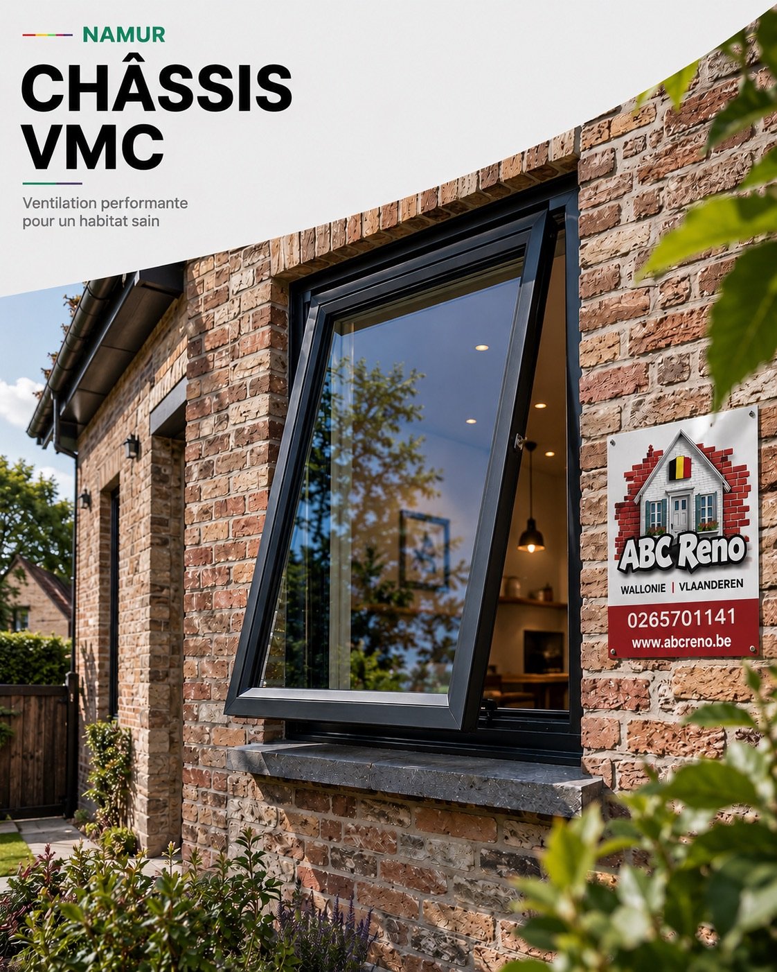 Châssis et VMC à Namur par ABC Reno